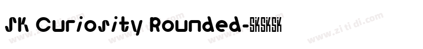 SK Curiosity Rounded字体转换